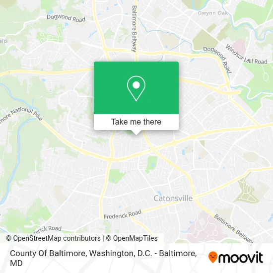 County Of Baltimore map