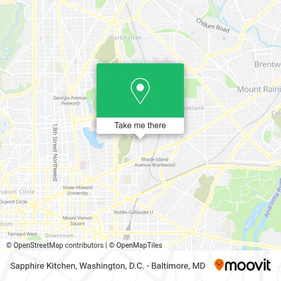 Sapphire Kitchen map