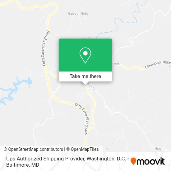Ups Authorized Shipping Provider map
