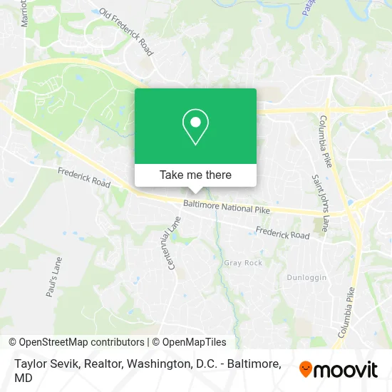 Taylor Sevik, Realtor map