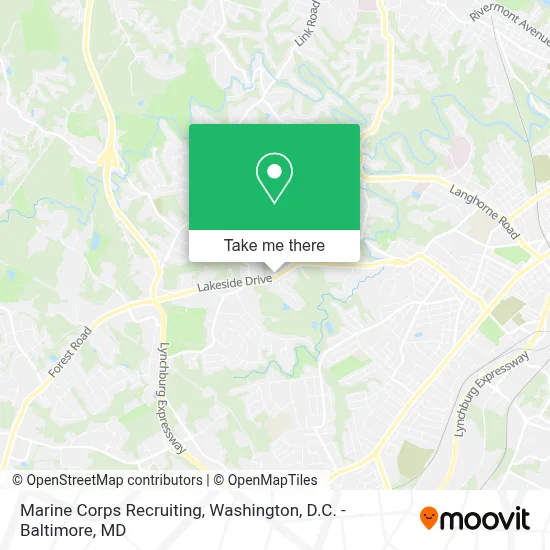 Marine Corps Recruiting map