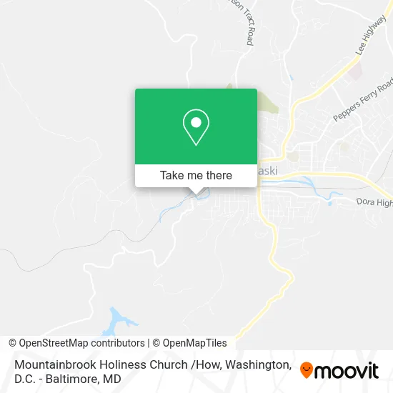 Mountainbrook Holiness Church /How map
