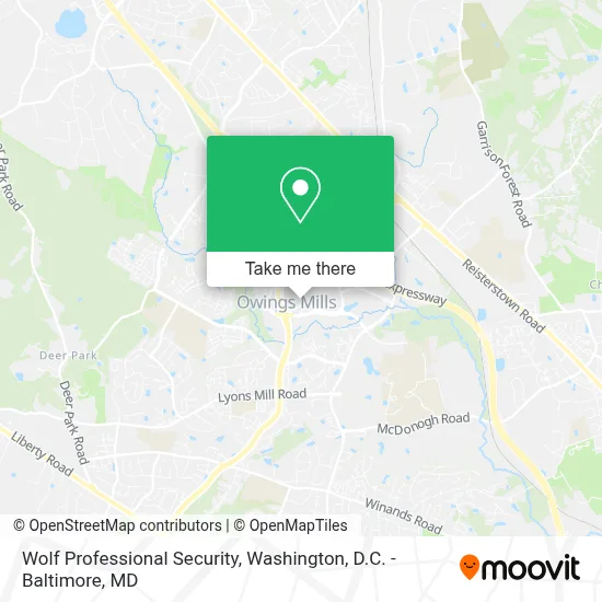 Wolf Professional Security map