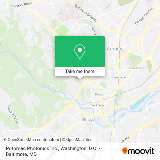 Potomac Photonics Inc. map
