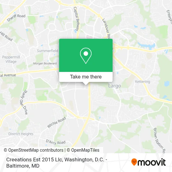 Creeations Est 2015 Llc map
