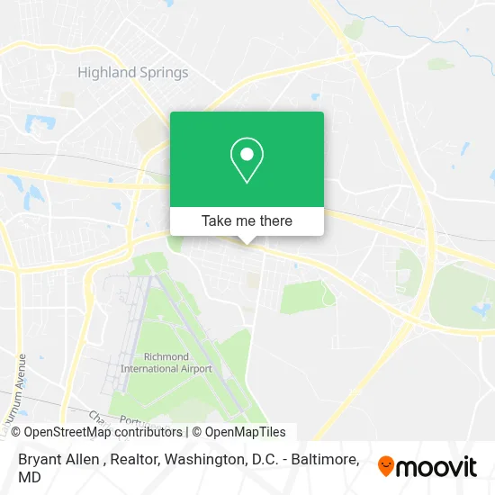 Bryant Allen , Realtor map