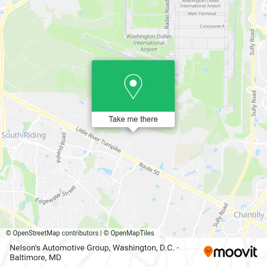 Nelson's Automotive Group map