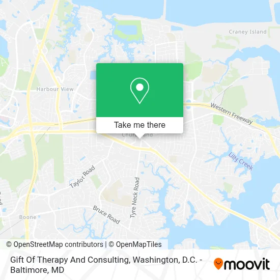 Gift Of Therapy And Consulting map