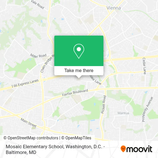 Mosaic Elementary School map