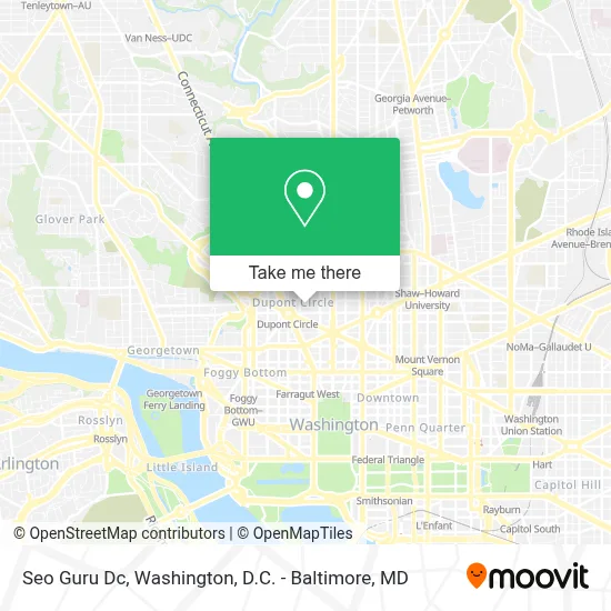 Seo Guru Dc map