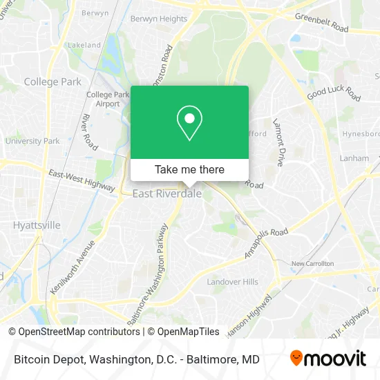 Bitcoin Depot map