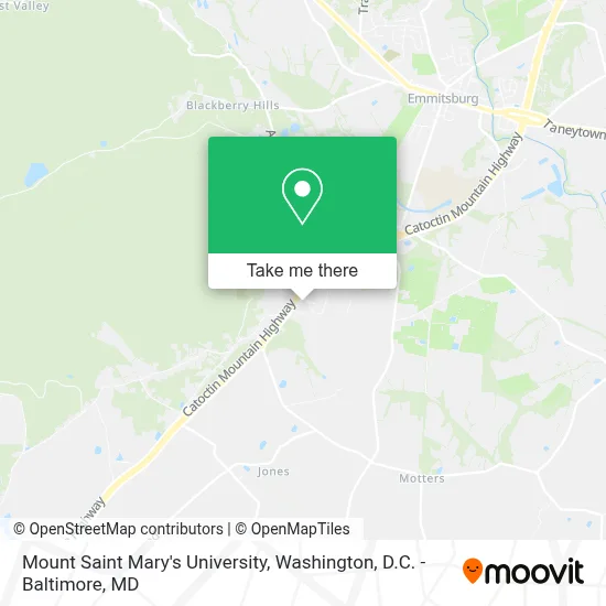 Mount Saint Mary's University map