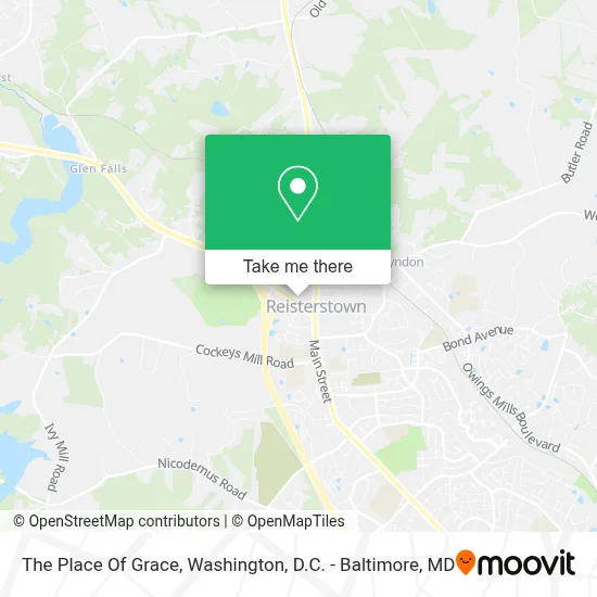 The Place Of Grace map