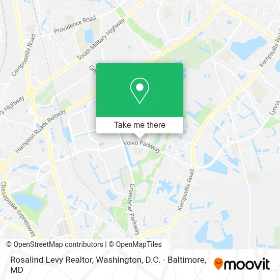 Rosalind Levy Realtor map