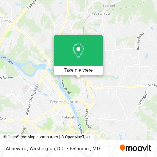 Ahnewme map