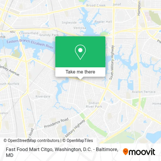 Fast Food Mart Citgo map