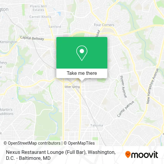Nexus Restaurant Lounge (Full Bar) map