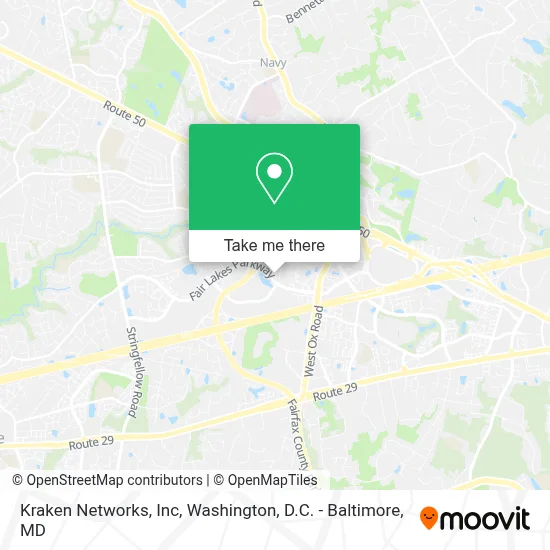 Kraken Networks, Inc map