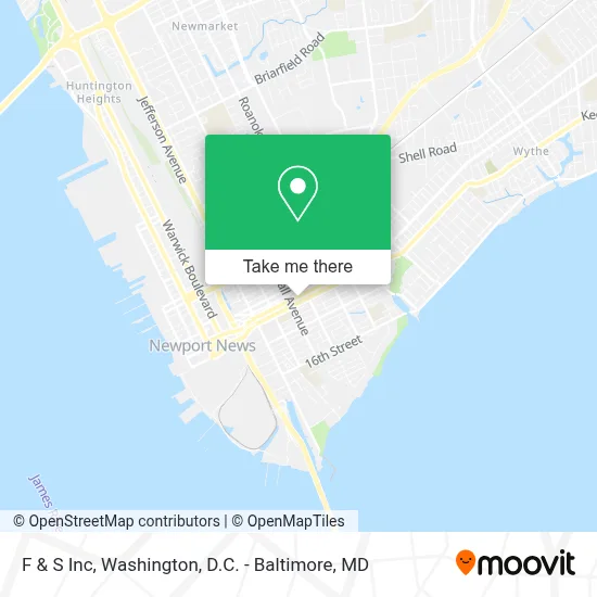 F & S Inc map