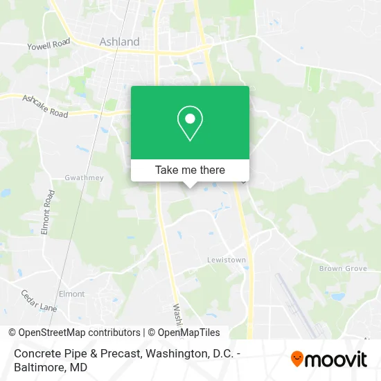 Concrete Pipe & Precast map