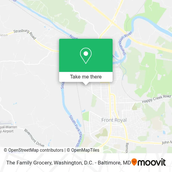 The Family Grocery map
