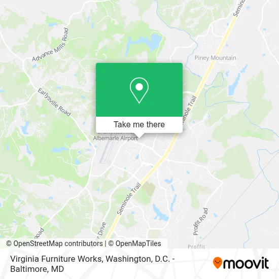 Virginia Furniture Works map