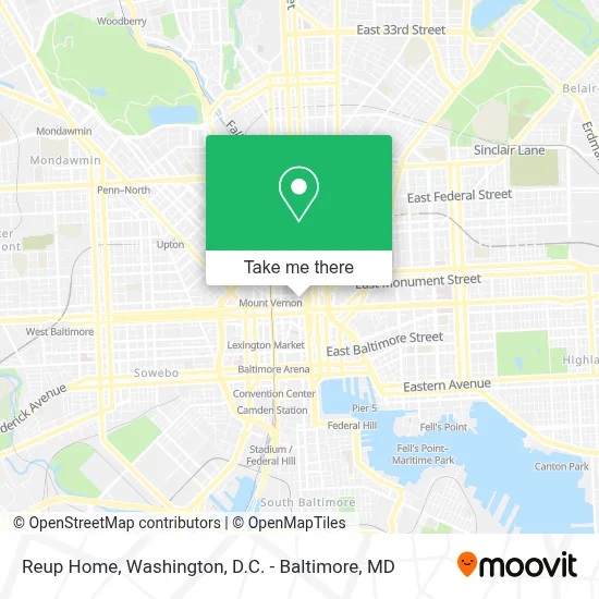 Reup Home map