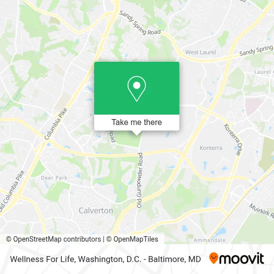 Wellness For Life map