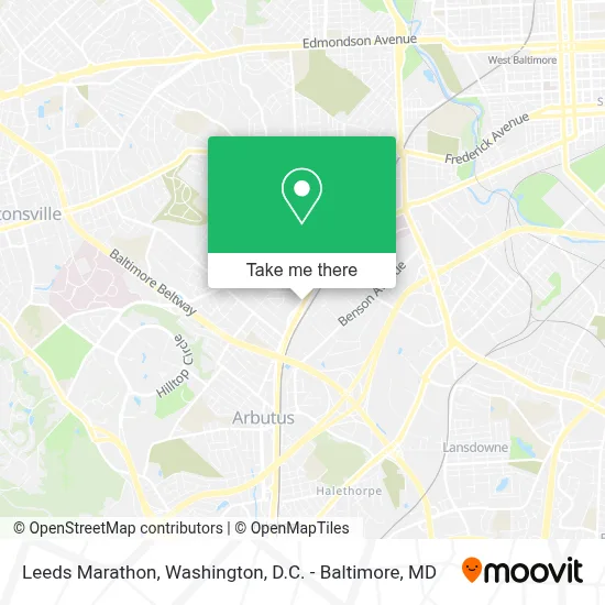 Leeds Marathon map