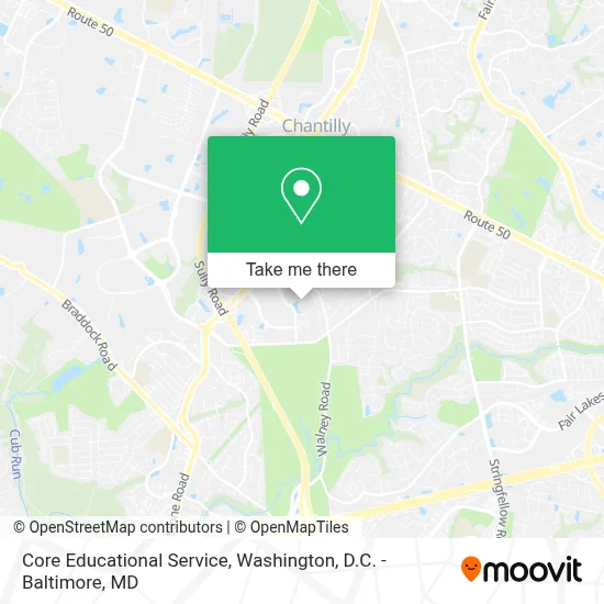 Core Educational Service map