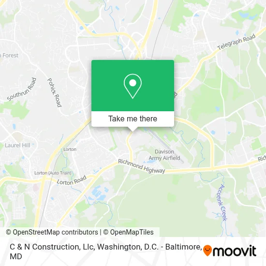 C & N Construction, Llc map