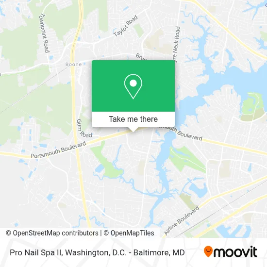 Pro Nail Spa II map