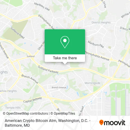 American Crypto Bitcoin Atm map