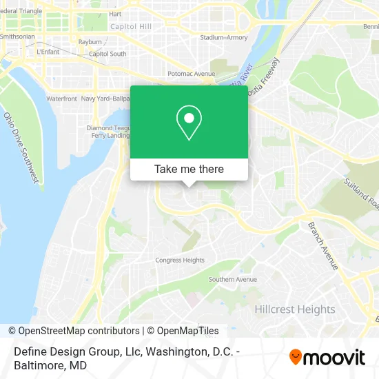 Define Design Group, Llc map