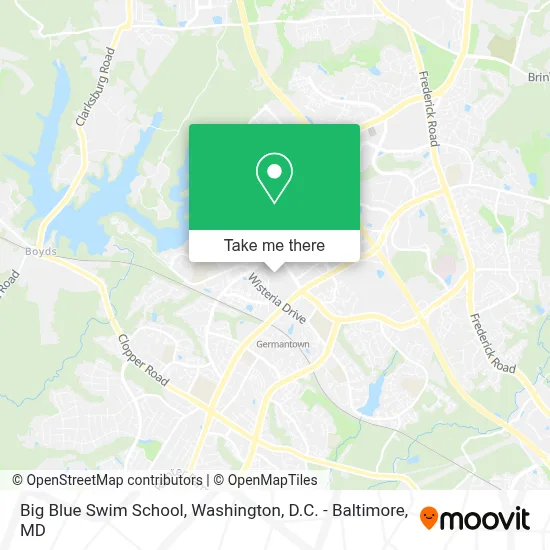 Big Blue Swim School map