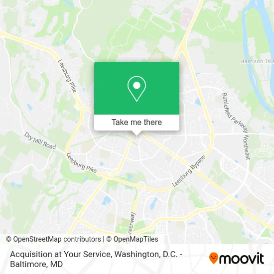 Acquisition at Your Service map