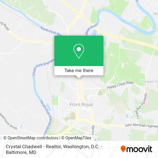 Crystal Chadwell - Realtor map
