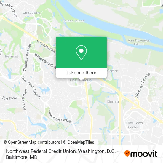 Northwest Federal Credit Union map