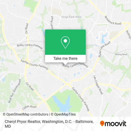 Cheryl Pryor Realtor map