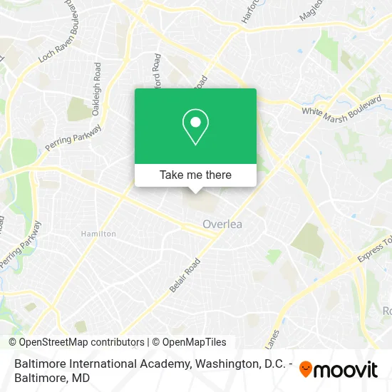 Baltimore International Academy map