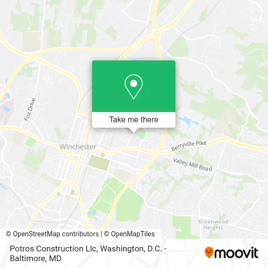 Potros Construction Llc map
