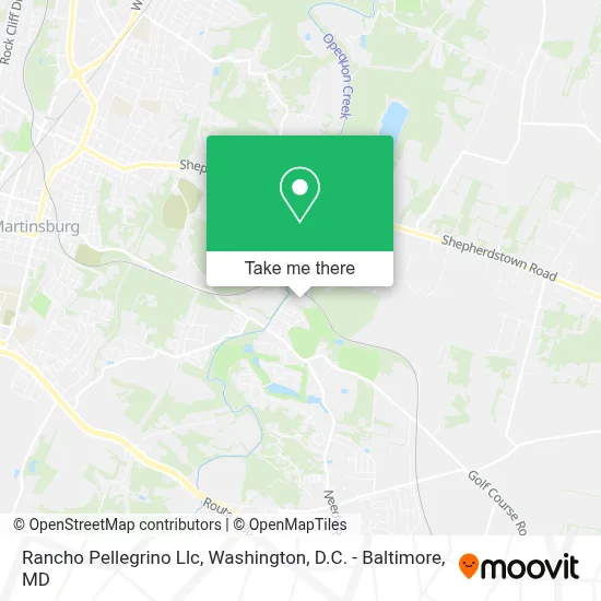 Rancho Pellegrino Llc map