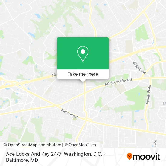 Ace Locks And Key 24/7 map