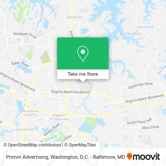 Primm Advertising map