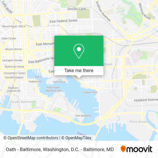 Oath - Baltimore map
