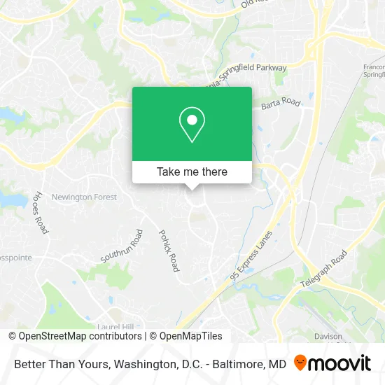 Better Than Yours map