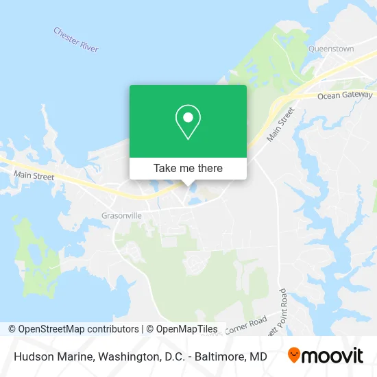 Hudson Marine map