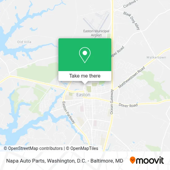 Napa Auto Parts map