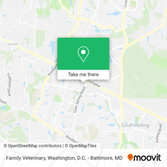Family Veterinary map