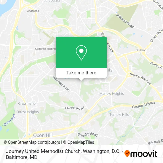 Journey United Methodist Church map